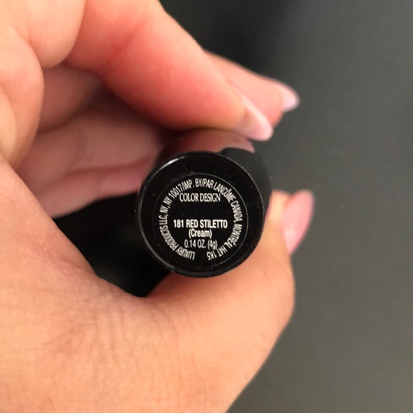 Lancôme Color Design Red Stiletto Cream Lipstick - Picture 3 of 4